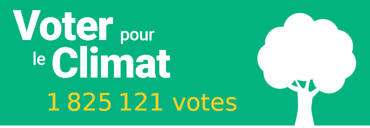 Voter pour le climat : 1825121 votes